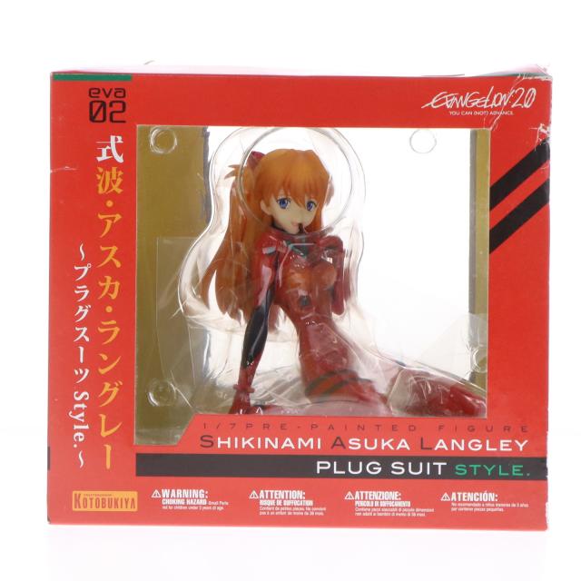 【中古即納】[FIG] 式波・アスカ・ラングレー 〜プラグスーツstyle.〜 ヱヴァンゲリヲン新劇場版 1/7 完成品 フィギュア(PP410) コトブキヤ(20110913)の通販は 5,310円