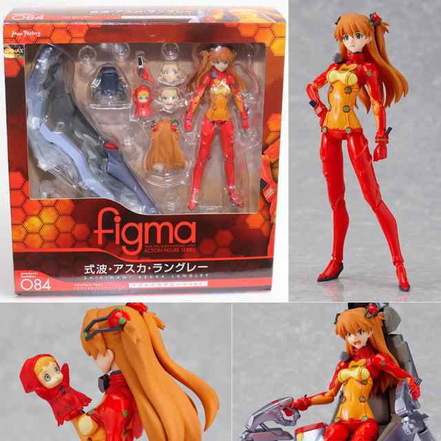 中古即納】[FIG]figma(フィグマ) 084 式波・アスカ・ラングレー テストプラグスーツver. ヱヴァンゲリヲン新