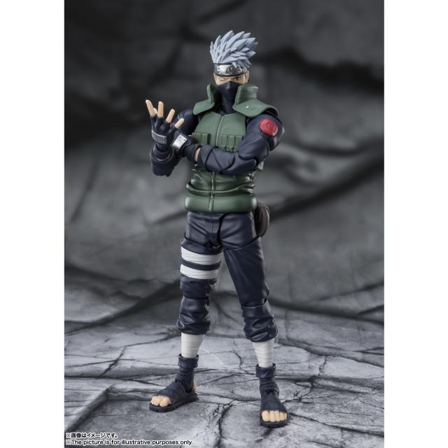 【中古即納】[FIG] S.H.Figuarts(フィギュアーツ) はたけカカシ -勇名轟く写輪眼の英雄- NARUTO-ナルト- 疾風伝 完成品 可動フィギュア バンダイスピリッツ(20221224) 5,300円