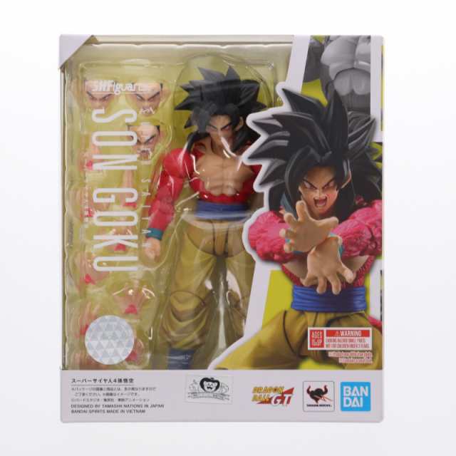 【中古即納】[FIG]S.H.Figuarts(フィギュアーツ) スーパーサイヤ人4孫悟空 ドラゴンボールGT 完成品 可動フィギュア バンダイスピリッツ(