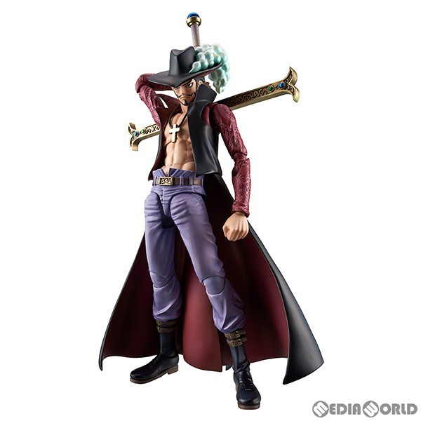 【中古即納】[FIG](再販)ヴァリアブルアクションヒーローズ ジュラキュール・ミホーク ONE PIECE(ワンピース) 完成品 可動フィギュア メ