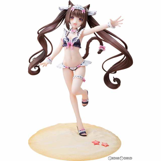 【中古即納】[FIG]ショコラ メイド水着ver. ネコぱら 1/7 完成品 フィギュア KADOKAWA(カドカワ)(20230429)