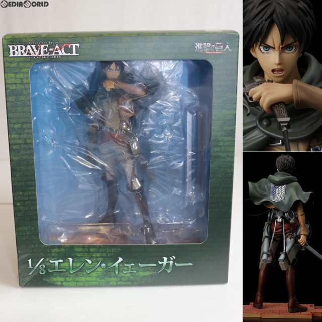 【中古即納】[FIG]BRAVE-ACT(ブレイブアクト) エレン・イェーガー 進撃の巨人 1/8 完成品 可動フィギュア 千値練(せんちねる)(20141031)