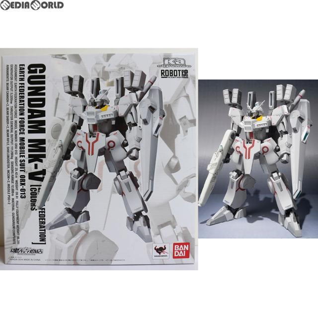 【中古即納】[FIG] 魂ウェブ商店限定 ROBOT魂(SIDE MS) ガンダムMk-V(連邦カラー) ガンダム・センチネル 完成品 可動フィギュア バンダイ(20140630)の通販は 11,420円