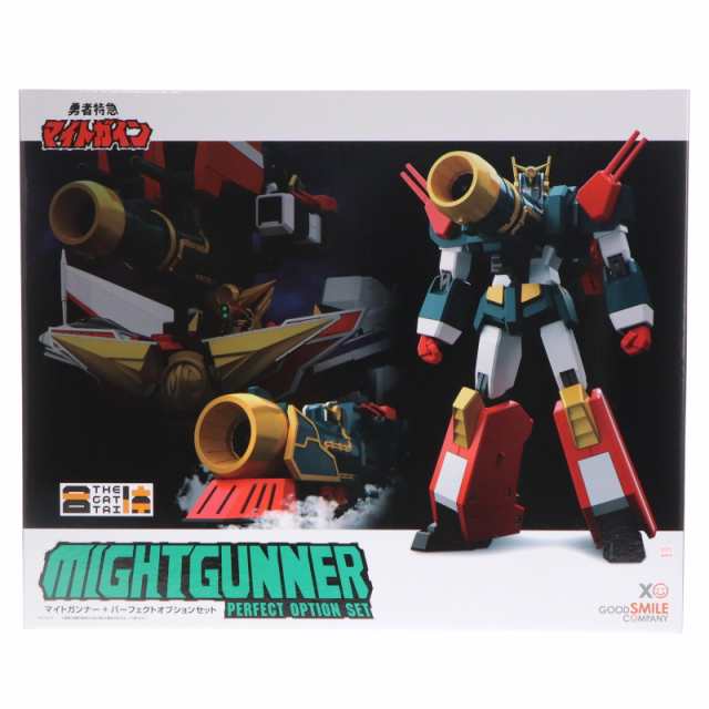 【中古即納】[FIG]THE合体 マイトガンナー+パーフェクトオプションセット 勇者特急マイトガイン 完成品 可動フィギュア グッドスマイルカ