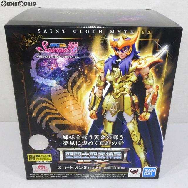 【中古即納】[FIG] 聖闘士聖衣神話EX スコーピオンミロ SAINTIA SHO COLOR EDITION 聖闘士星矢 セインティア翔 完成品 可動フィギュア バンダイスピリッツ(20190322)の通販は 15,128円