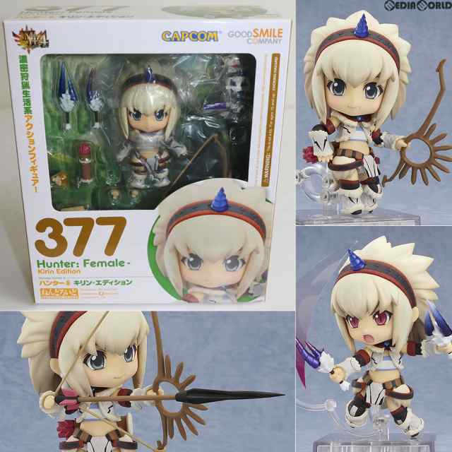 【中古即納】[FIG] ねんどろいど 377 ハンター♀ キリン・エディション モンスターハンター4 完成品 可動フィギュア カプコン/グッドスマイルカンパニー(20140329)の通販は