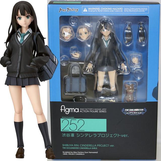 【中古即納】[FIG] figma(フィグマ) 252 渋谷凛(しぶやりん) シンデレラプロジェクトver. アイドルマスター シンデレラガールズ 完成品 可動フィギュア マックスファクトリー(20150731)の通販は 6,266円