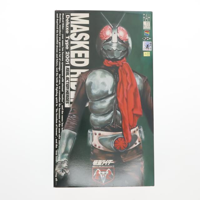 【中古即納】[FIG] リアルアクションヒーローズ No.100 RAH 仮面ライダー旧1号(2001デラックスタイプ) 完成品 可動フィギュア メディコム・トイ(20011130)の通販は 8,440円
