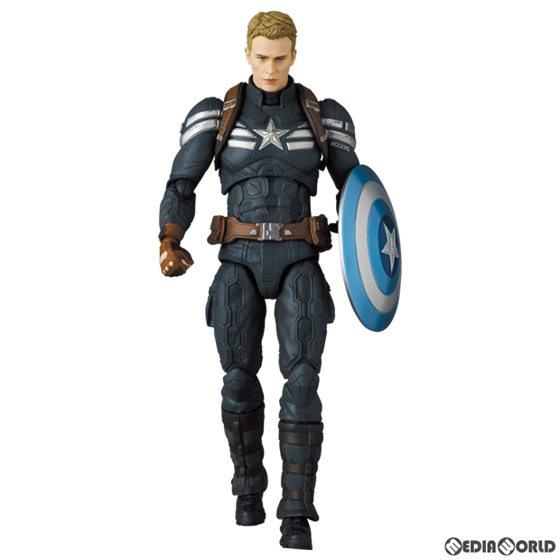 【中古即納】[FIG] マフェックス No.202 MAFEX CAPTAIN AMERICA(Stealth Suit)(キャプテン・アメリカ ステルススーツ) キャプテン・アメリカ/ウィンター・ソルジャー 完成品 可動フィギュア メディコム・トイ(20240321)の通販は