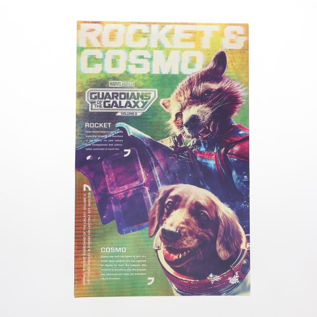 【中古即納】[FIG] ムービー・マスターピース ロケット コスモ ガーディアンズ・オブ・ギャラクシー:VOLUME 3 1/6 完成品 可動フィギュア(MM#708) ホットトイズ(20240930)