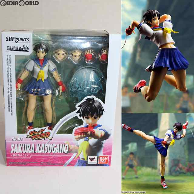 【中古即納】[FIG] S.H.Figuarts(フィギュアーツ) 春日野さくら(かすがのさくら) ストリートファイターIV 完成品 可動フィギュア バンダイ(20180720)の通販は