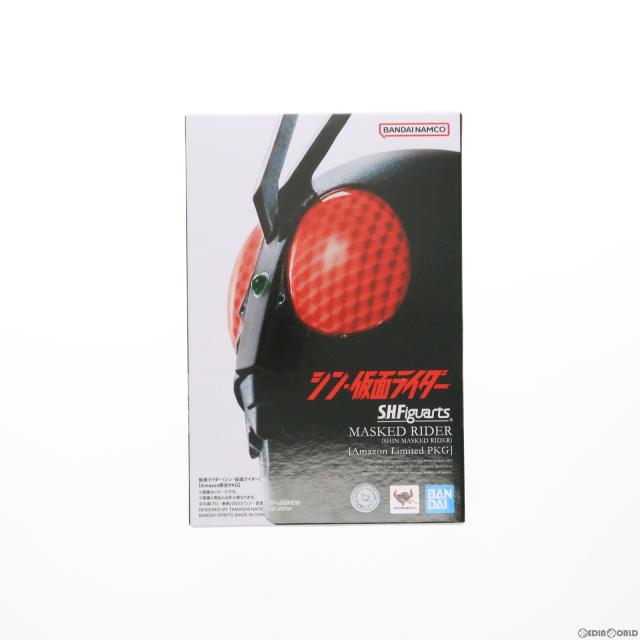 【中古即納】[FIG] S.H.Figuarts(フィギュアーツ) 仮面ライダー（シン・仮面ライダー)【Amazon限定PKG】 完成品 可動フィギュア バンダイスピリッツ(20231115)の通販は 6,633円