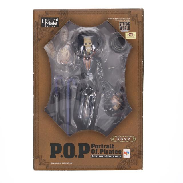 【中古即納】[FIG] Portrait.Of.Pirates P.O.P STRONG EDITION ブルック ONE PIECE FILM STRONG WORLD(ワンピース フィルム ストロングワールド) 1/8 完成品 フィギュア メガハウス(20100731)の通販は