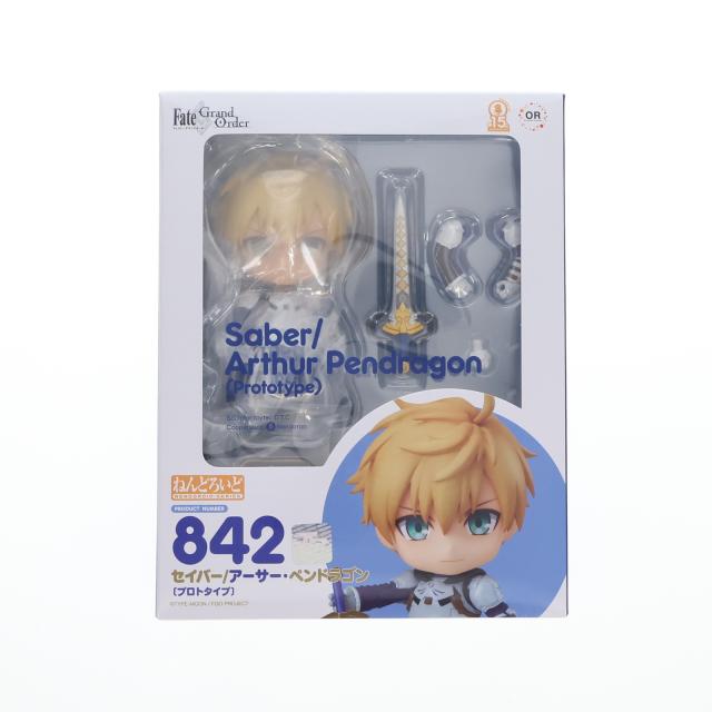 【中古即納】[FIG] (再販) GOODSMILE ONLINE SHOP限定 ねんどろいど 842 セイバー/アーサー・ペンドラゴン〔プロトタイプ〕 Fate/Grand Order(フェイト/グランドオーダー) 完成品 可動フィギュア オランジュ・ルージュ(20210531)の通販は