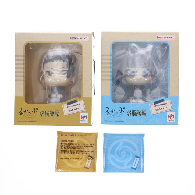 【中古即納】[FIG] プレミアムバンダイ限定特典付属 るかっぷ 五条悟 夏油傑(ごじょうさとる げとうすぐる) 高専Ver. セット 呪術廻戦 完成品 フィギュア メガトレショップ プレミアムバンダイ限定 メガハウス(20231222)