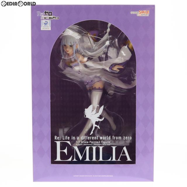 エミリア Re:ゼロから始める異世界生活 完成品 フィギュア KADOKAWA(カドカワ) 中古即納[FIG] エミリア Re:ゼロから始める異世界生活 1⁄7 完成品