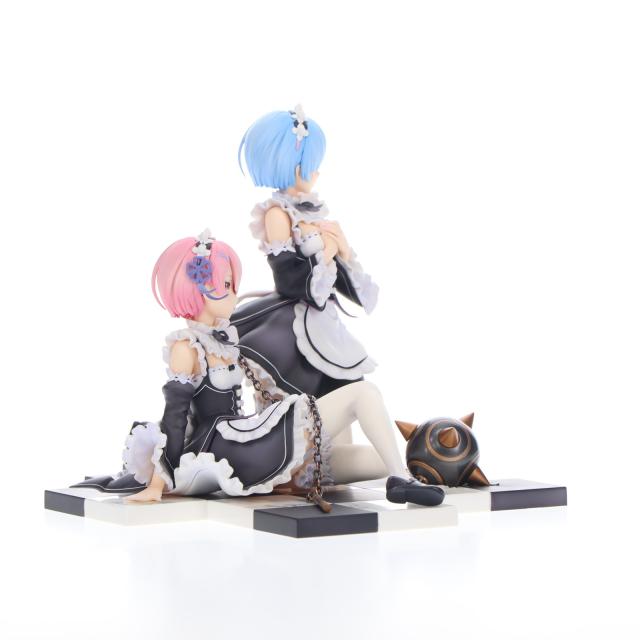 中古即納】[FIG] ラム レム 特製台座コンプリートセットVer. Re:ゼロ