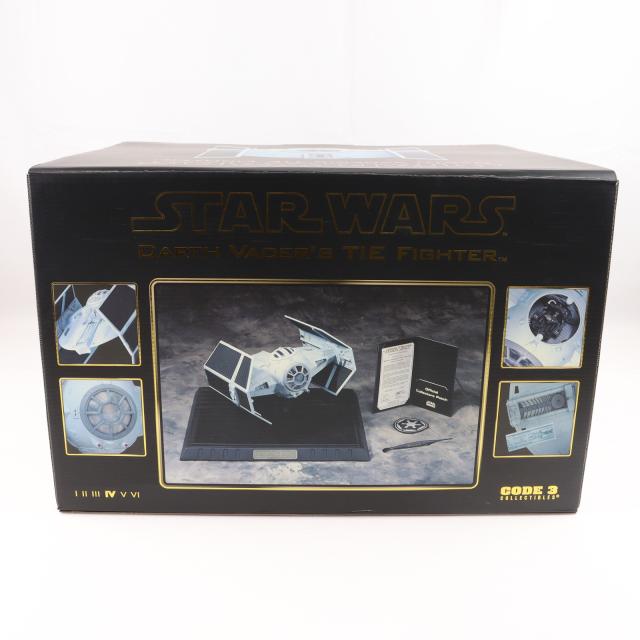 【中古即納】[FIG] Die Cast Replica DARTH VADER S(ダース・ベイダーズ) TIE FIGHTER(タイ・ファイター) STAR WARS(スター・ウォーズ) エピソード4/新たなる希望 1/38 完成品 フィギュア CODE3(20060131)