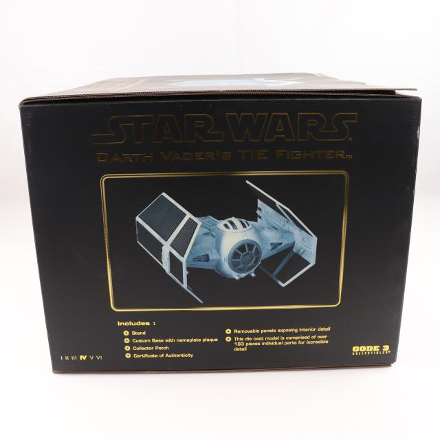 【中古即納】[FIG] Die Cast Replica DARTH VADER S(ダース・ベイダーズ) TIE FIGHTER(タイ・ファイター) STAR WARS(スター・ウォーズ) エピソード4/新たなる希望 1/38 完成品 フィギュア CODE3(20060131)_1