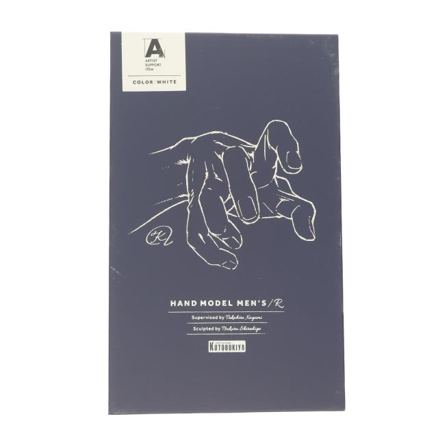 【中古即納】[FIG] ARTIST SUPPORT ITEM ハンドモデルMEN S/R -WHITE- 1/1 完成品 可動フィギュア(AT024) コトブキヤ(20250630)