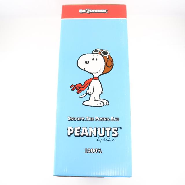 【中古即納】[FIG] BE@RBRICK(ベアブリック) SNOOPY FLYING ACE(スヌーピー フライング・エース) 1000% PEANUTS(ピーナッツ) SNOOPY 完成品 可動フィギュア メディコム・トイ(20140331)_1