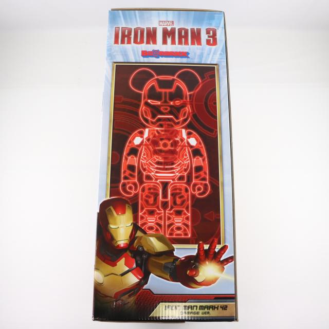 中古即納】[FIG] BE@RBRICK(ベアブリック) アイアンマン マークXLII(42