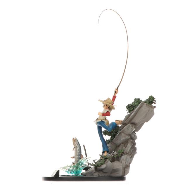 中古即納】[FIG] 釣りキチ三平 50周年記念 スタチュー 完成品