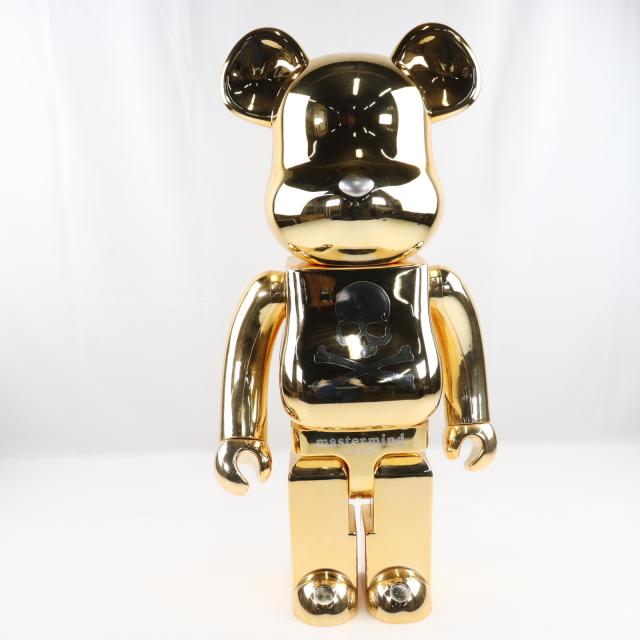 【中古即納】[FIG] WORLD WIDE TOUR BE@RBRICK(ベアブリック) mastermind JAPAN 1000%(ゴールド) 完成品 可動フィギュア メディコム・トイ(20071123)_5