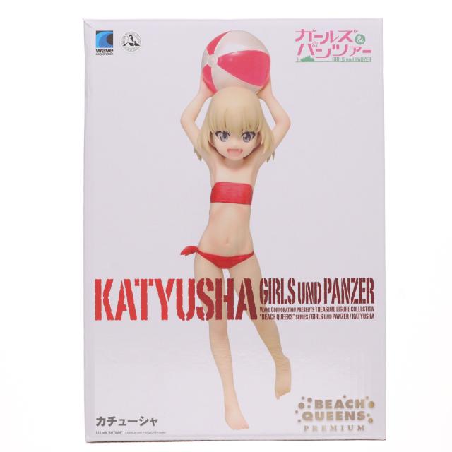 【中古即納】[FIG] 初期不良対応パーツ付属 Be-Jwebショップ限定 BEACH QUEENS PREMIUM(ビーチクイーンズプレミアム) カチューシャ ガールズ パンツァー 1/10 完成品 フィギュア(NF-335) ウェーブ(WAVE)(20150630)