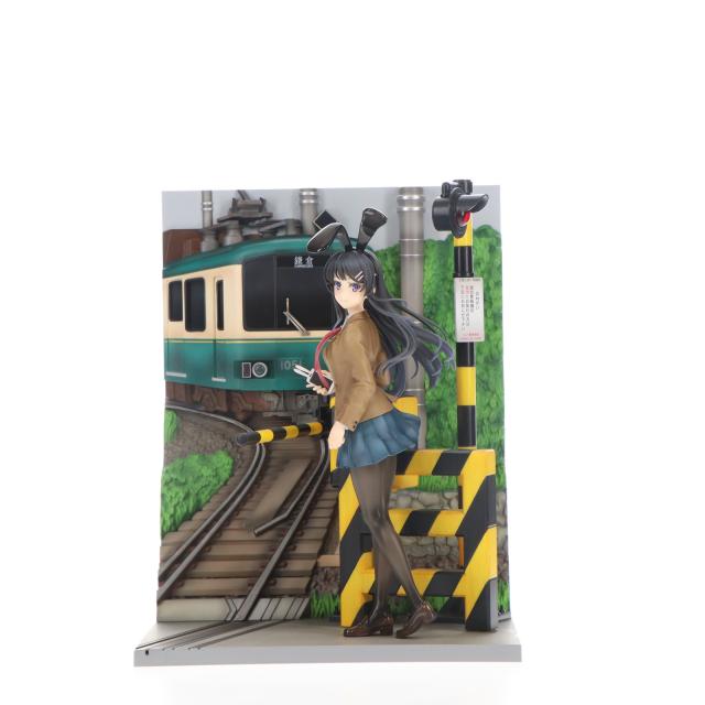 【中古即納】[FIG] eStream Store限定 SHIBUYA SCRAMBLE FIGURE 桜島麻衣(さくらじままい) -江ノ電 Ver.- 青春ブタ野郎はバニーガール先輩の夢を見ない 1/7 完成品 フィギュア eStream/アルファサテライト(20220531)_4