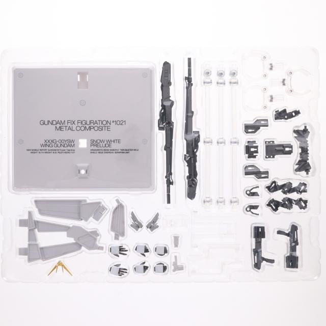 【中古即納】[FIG] (再販) 魂ウェブ商店限定 GUNDAM FIX FIGURATION METAL COMPOSITE ウイングガンダムスノーホワイトプレリュード 新機動戦記ガンダムW Frozen Teardrop(ウイング フローズンティアドロップ) 完成品 可動フィギュア バンダイスピリッツ(20240517)_5