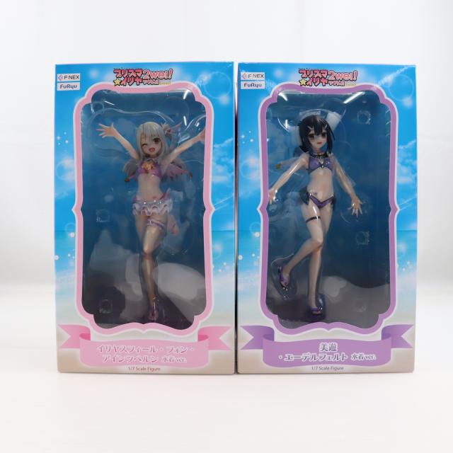 【中古即納】[FIG] FURYU HOBBY MALL限定 イリヤ 美遊 水着ver. スペシャルセット Fate/kaleid liner(フェイト/カレイドライナー) プリズマ☆イリヤ ツヴァイ! 1/7 完成品 フィギュア フリュー(20250212)