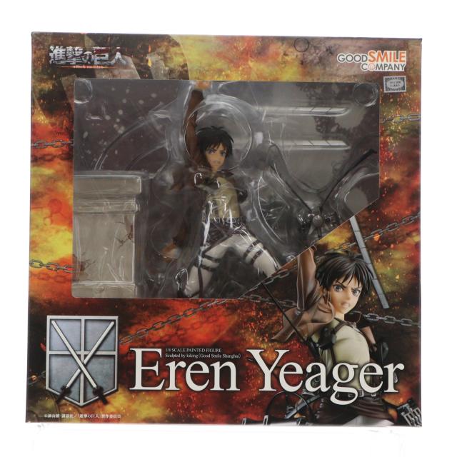 【中古即納】[FIG] エレン・イェーガー 進撃の巨人 1/8 完成品 フィギュア グッドスマイルカンパニー(20150725)