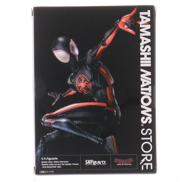 【中古即納】[FIG] TAMASHII NATIONS STORE限定 S.H.Figuarts(フィギュアーツ) スパイダーマン(マイルス・モラレス)(スパイダーマン:アクロス・ザ・スパイダーバース)-1610 ROOFTOP VER.- 完成品 可動フィギュア バンダイスピリッツ(20240913)_2