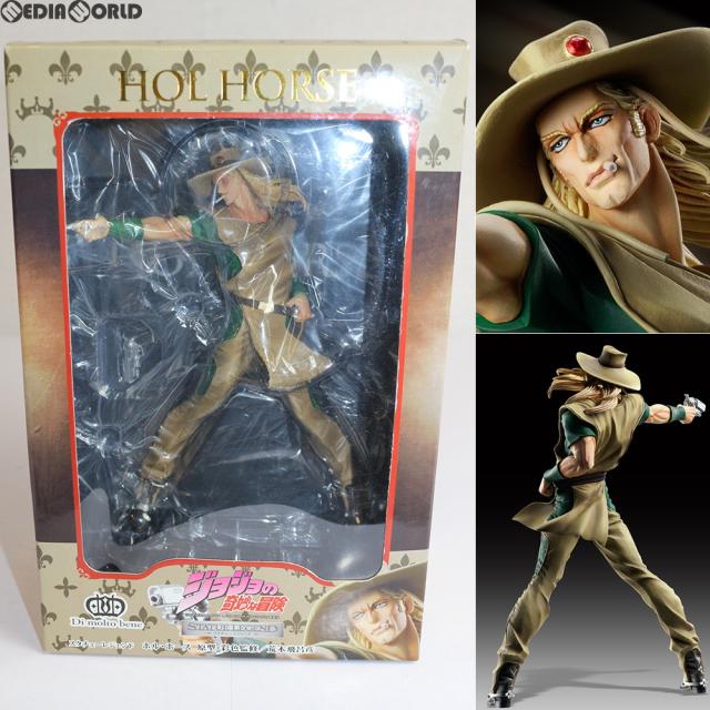 【中古即納】[FIG] スタチューレジェンド 第44弾 ホル・ホース ジョジョの奇妙な冒険 第三部 スターダストクルセイダース 完成品 フィギュア ディ・モールトベネ(20140316)
