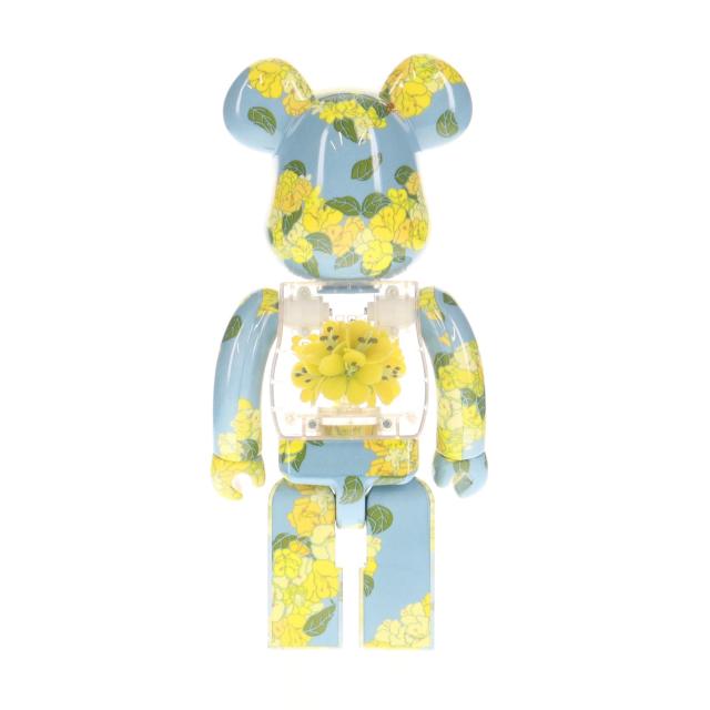【中古即納】[FIG] BE@RBRICK(ベアブリック) FLOR@ GOLDEN SHOWER FLOWERS(ゴールデンシャワー フラワーズ) 400% 完成品 可動フィギュア メディコム・トイ(20220731)_6