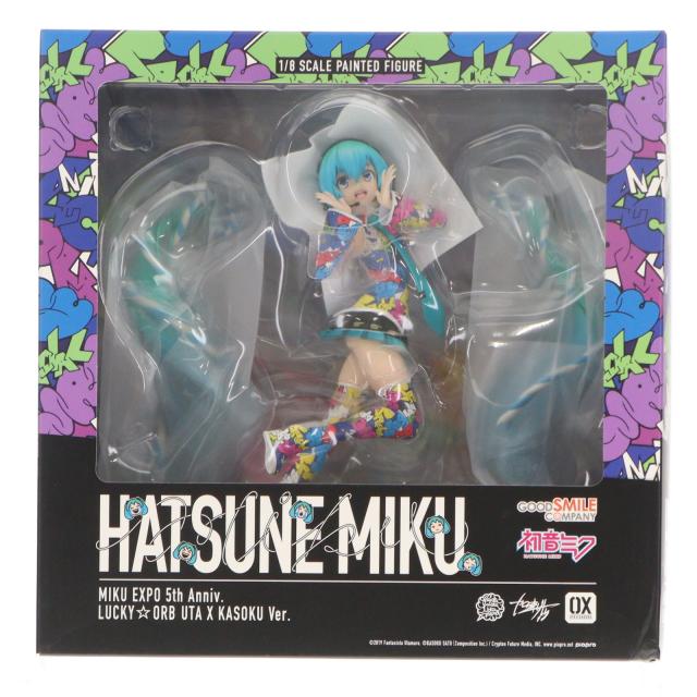 【中古即納】[FIG] 初音ミク MIKU EXPO 5th Anniv. / Lucky☆Orb: UTA X KASOKU Ver. キャラクター・ボーカル・シリーズ01 初音ミク 1/8 完成品 フィギュア グッドスマイルカンパニー(20221128)