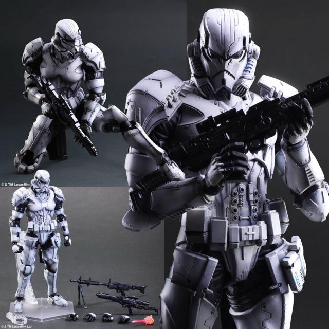 【中古即納】[FIG] スターウォーズ ヴァリアント PLAY ARTS改(プレイアーツ改) ストーム・トルーパー STAR WARS 完成品 可動フィギュア スクウェア・エニックス(20150717)
