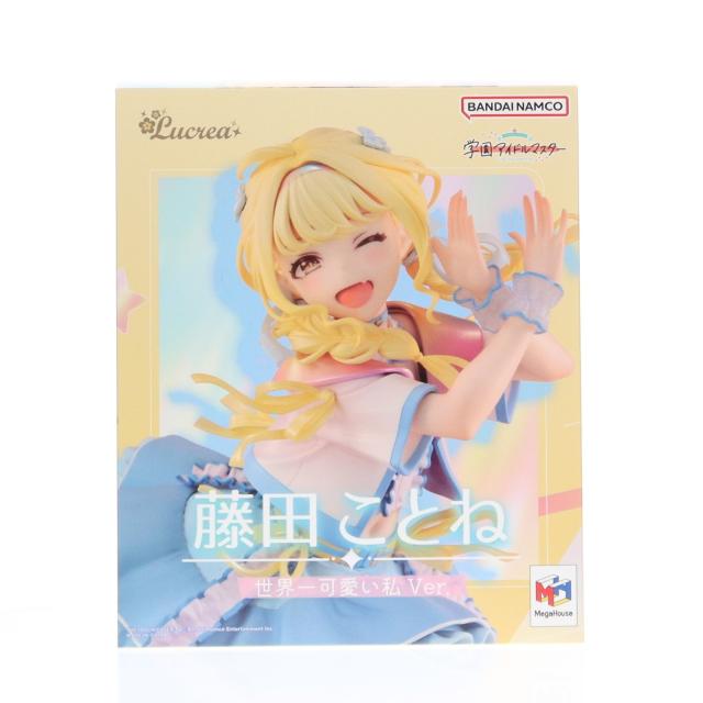 【中古即納】[FIG] Lucrea(ルクリア) 藤田ことね(ふじたことね) 世界一可愛い私 Ver. 学園アイドルマスター 1/7 完成品 フィギュア プレミアムバンダイ 一部店舗 オンラインショップ限定 メガハウス(20250729)