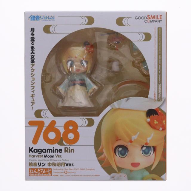 【中古即納】[FIG] GOODSMILE ONLINE SHOP限定 ねんどろいど 768 鏡音リン 中秋明月Ver. キャラクターボーカルシリーズ02 鏡音リン・レン 完成品 可動フィギュア グッドスマイルカンパニー(20170930)