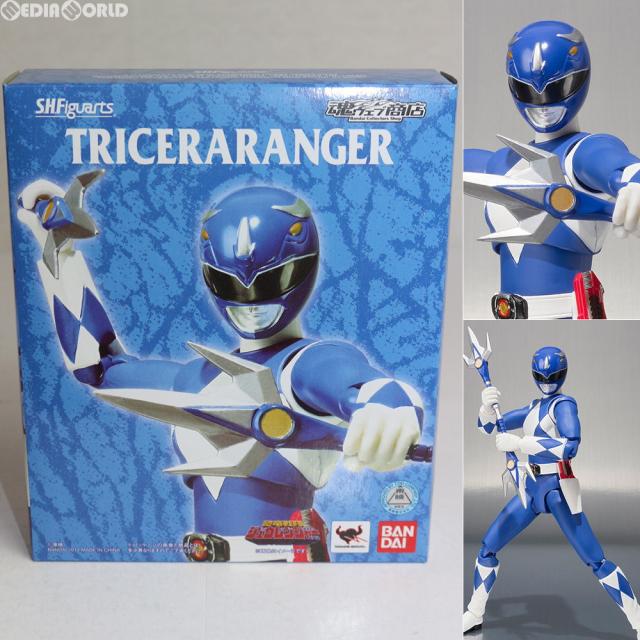 【中古即納】[FIG] 魂ウェブ商店限定 S.H.Figuarts(フィギュアーツ) トリケラレンジャー 恐竜戦隊ジュウレンジャー 完成品 可動フィギュア バンダイ(20140531)