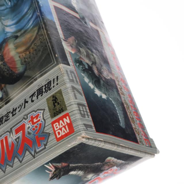 【中古即納】[FIG] ムービーモンスターシリーズ ゴジラ1975 チタノザウルスセット メカゴジラの逆襲 完成品 フィギュア バンダイ(19991231)