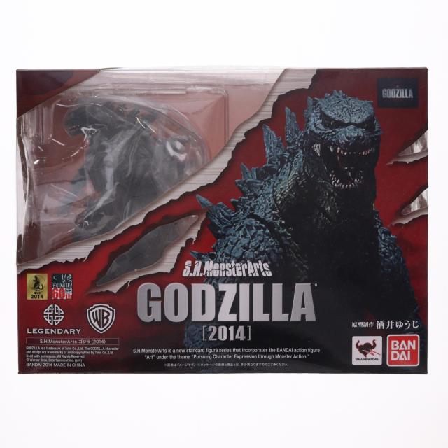 【中古即納】[FIG] S.H.MonsterArts(モンスターアーツ) ゴジラ (2014) 完成品 可動フィギュア バンダイ(20140913)