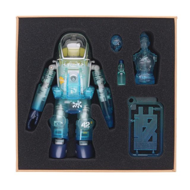 【中古即納】[FIG] イエローサブマリン限定 グスタフ クリアーカラーVer(クリアーブルー) 限定版 Ma.K.(マシーネンクリーガー) 1/16 完成品 可動フィギュア(KM-047) 核誠治造(アニスコル)(20220531)_5