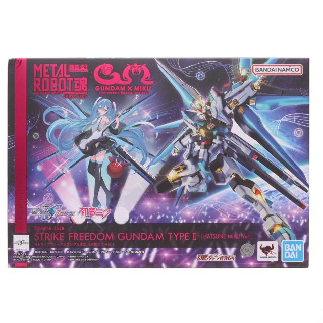【中古即納】[FIG] アクリルスタンド付属 魂ウェブ商店限定 METAL ROBOT魂(SIDE MS) ストライクフリーダムガンダム弐式[初音ミク Ver.] 機動戦士ガンダムSEED FREEDOM(シード フリーダム) 完成品 可動フィギュア バンダイスピリッツ(20251017)