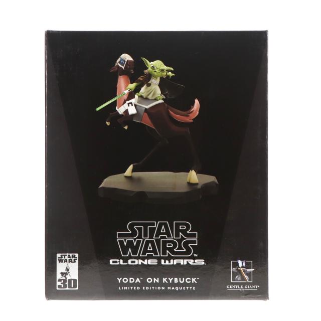 【中古即納】[FIG] YODA(ヨーダ) ON KYBUCK(キバック) LIMITED EDITION MAQUETTE STAR WARS(スター・ウォーズ) クローン・ウォーズ 完成品 フィギュア ジェントル・ジャイアント(20071231)
