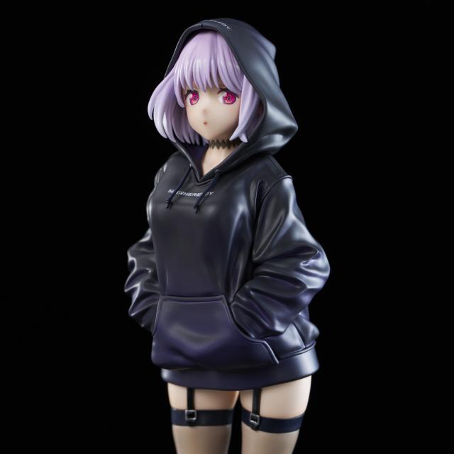 【中古即納】[FIG] ZOZO BLACK COLLECTION 新条アカネ(しんじょうあかね) グリッドマンユニバース 完成品 フィギュア ユニオンクリエイティブ(20250430)_9
