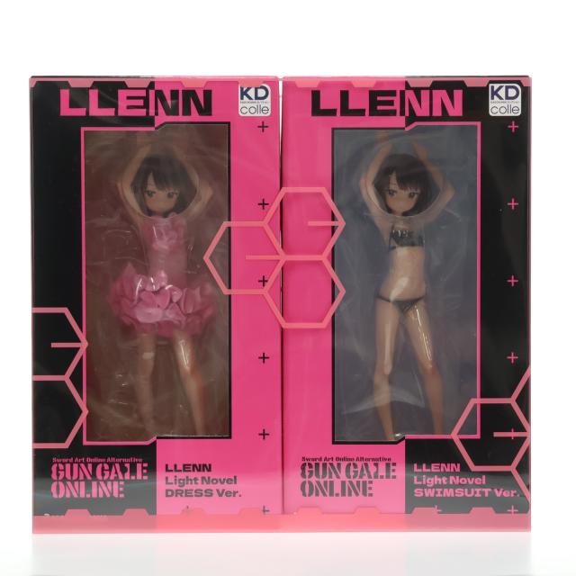 【中古即納】[FIG] 色紙無し Kdcolle レン 原作版 ドレス 水着ver. 2体セット ソードアート・オンライン オルタナティブ ガンゲイル・オンライン 1/7 完成品 フィギュア KADOKAWA(カドカワ)(20251031)