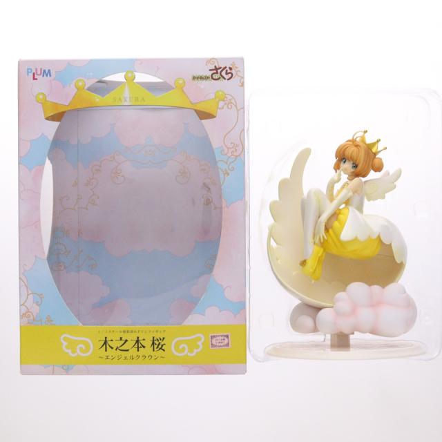【中古即納】[FIG] 木之本桜(きのもとさくら) 〜エンジェルクラウン〜 カードキャプターさくら 1/7 完成品 フィギュア PLUM(プラム)(20150524)